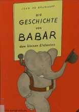 Cover: Die Geschichte von Babar dem kleinen Elefanten 1954